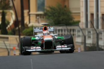 World © Octane Photographic Ltd. F1 Monaco GP, Monte Carlo - Saturday 25th May - Qualifying. Sahara Force India VJM06 - Paul di Resta. Digital Ref : 0708lw1d9947