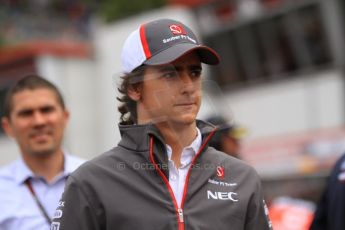 World © Octane Photographic Ltd. Monaco F1 Post Qualifying pitlane - Monte Carlo. Sauber - Esteban Gutierrez. Digital Ref : 0708lw7d2676