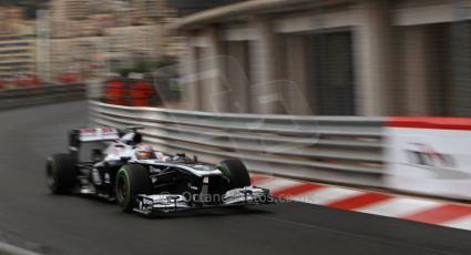World © Octane Photographic Ltd. F1 Monaco GP, Monte Carlo - Saturday 25th May - Qualifying. Williams FW35 - Pastor Maldonado. Digital Ref : 0708lw7d8530
