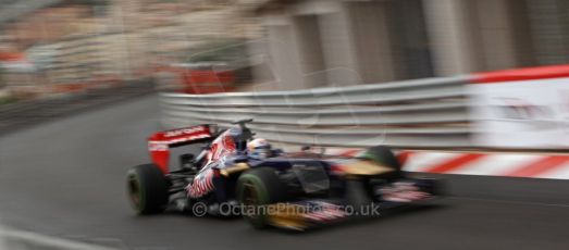 World © Octane Photographic Ltd. F1 Monaco GP, Monte Carlo - Saturday 25th May - Qualifying. Scuderia Toro Rosso STR8 - Jean-Eric Vergne. Digital Ref : 0708lw7d8548