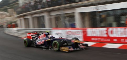 World © Octane Photographic Ltd. F1 Monaco GP, Monte Carlo - Saturday 25th May - Qualifying. Scuderia Toro Rosso STR 8 - Daniel Ricciardo. Digital Ref : 0708lw7d8595