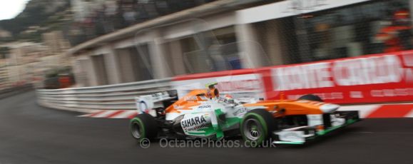 World © Octane Photographic Ltd. F1 Monaco GP, Monte Carlo - Saturday 25th May - Qualifying. Sahara Force India VJM06 - Adrian Sutil. Digital Ref : 0708lw7d8634