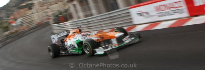 World © Octane Photographic Ltd. F1 Monaco GP, Monte Carlo - Saturday 25th May - Qualifying. Sahara Force India VJM06 - Paul di Resta. Digital Ref : 0708lw7d8646