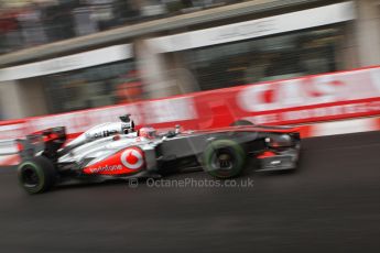 World © Octane Photographic Ltd. F1 Monaco GP, Monte Carlo - Saturday 25th May - Qualifying. Vodafone McLaren Mercedes MP4/28 - Jenson Button. Digital Ref : 0708lw7d8672