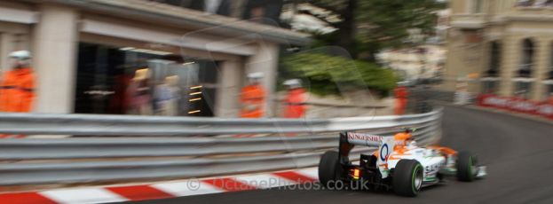 World © Octane Photographic Ltd. F1 Monaco GP, Monte Carlo - Saturday 25th May - Qualifying. Sahara Force India VJM06 - Adrian Sutil. Digital Ref : 0708lw7d8686