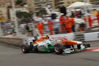 World © Octane Photographic Ltd. F1 Monaco GP, Monte Carlo - Saturday 25th May - Qualifying. Sahara Force India VJM06 - Adrian Sutil. Digital Ref : 0708lw7d8815