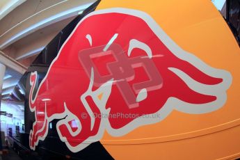 World © Octane Photographic Ltd. Formula 1 Monte Carlo - Monaco. Practice 1. The F1 Infininti Red Bull Racing transporter parked up in a car park for a change. Digital Ref :