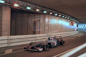 World © 2013 Octane Photographic Ltd. F1 Monaco GP, Monte Carlo -Thursday 23rd May 2013 - Practice 1. Sauber C32, Esteban Gutierrez. Digital Ref : 0692lw1d6726