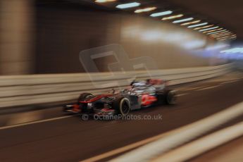 World © 2013 Octane Photographic Ltd. F1 Monaco GP, Monte Carlo - Thursday 23rd May 2013 - Practice 1. Vodafone McLaren Mercedes MP4/28 - Sergio Perez . Digital Ref : 0692lw1d6927