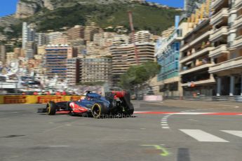 World © 2013 Octane Photographic Ltd. F1 Monaco GP, Monte Carlo - Thursday 23rd May 2013 - Practice 1. Vodafone McLaren Mercedes MP4/28 - Jenson Button. Digital Ref : 0692lw1d6993