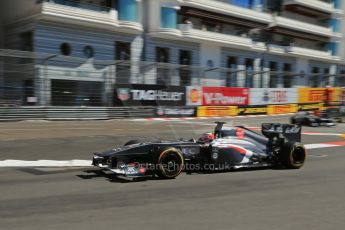 World © 2013 Octane Photographic Ltd. F1 Monaco GP, Monte Carlo -Thursday 23rd May 2013 - Practice 1. Sauber C32 - Nico Hulkenberg. Digital Ref : 0692lw1d7117