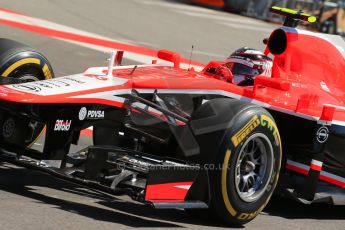 World © 2013 Octane Photographic Ltd. F1 Monaco GP, Monte Carlo -Thursday 23rd May 2013 - Practice 1. Marussia F1 Team MR02 - Max Chilton. Digital Ref : 0692lw1d7131