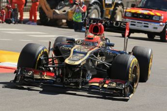World © 2013 Octane Photographic Ltd. F1 Monaco GP, Monte Carlo -Thursday 23rd May 2013 - Practice 1. Lotus F1 Team E21- Kimi Raikkonen. Digital Ref : 0692lw1d7151