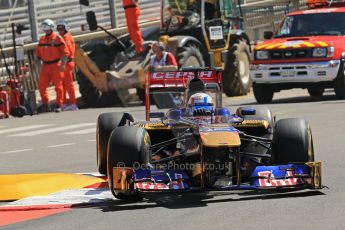 World © 2013 Octane Photographic Ltd. F1 Monaco GP, Monte Carlo -Thursday 23rd May 2013 - Practice 1. Scuderia Toro Rosso STR8 - Jean-Eric Vergne. Digital Ref : 0692lw1d7166
