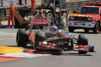 World © 2013 Octane Photographic Ltd. F1 Monaco GP, Monte Carlo - Thursday 23rd May 2013 - Practice 1. Vodafone McLaren Mercedes MP4/28 - Jenson Button. Digital Ref : 0692lw1d7188