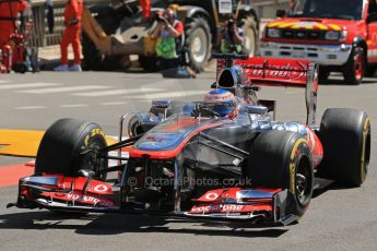 World © 2013 Octane Photographic Ltd. F1 Monaco GP, Monte Carlo - Thursday 23rd May 2013 - Practice 1. Vodafone McLaren Mercedes MP4/28 - Jenson Button. Digital Ref : 0692lw1d7193