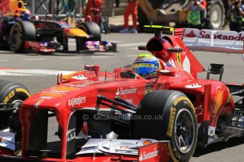 World © 2013 Octane Photographic Ltd. F1 Monaco GP, Monte Carlo -Thursday 23rd May 2013 - Practice 1. Scuderia Ferrari F138 - Felipe Massa. Digital Ref : 0692lw1d7237