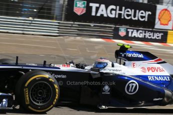 World © 2013 Octane Photographic Ltd. F1 Monaco GP, Monte Carlo -Thursday 23rd May 2013 - Practice 1. Williams FW35 - Valterri Bottas. Digital Ref : 0692lw1d7296
