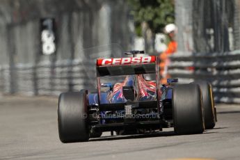 World © 2013 Octane Photographic Ltd. F1 Monaco GP, Monte Carlo -Thursday 23rd May 2013 - Practice 1. Scuderia Toro Rosso STR8 - Jean-Eric Vergne. Digital Ref : 0692lw7d0531