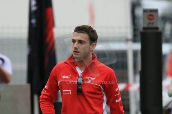 World © Octane Photographic Ltd. F1 Spanish GP - Friday 10th May 2013 paddock. Jules Bianchi - Marussia. Digital Ref : 0658cb1d8804