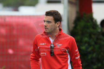 World © Octane Photographic Ltd. F1 Spanish GP - Friday 10th May 2013 paddock. Jules Bianchi - Marussia. Digital Ref : 0658cb1d8814