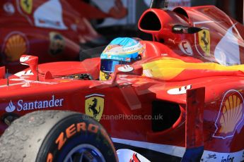 World © 2013 Octane Photographic Ltd. F1 Spanish GP, Circuit de Catalunya - Sunday 12th May 2013 - Race. Scuderia Ferrari F138 - Fernando Alonso. Digital Ref : 0674cb1d2723