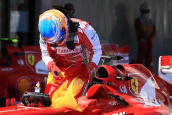 World © 2013 Octane Photographic Ltd. F1 Spanish GP, Circuit de Catalunya - Sunday 12th May 2013 - Race. Scuderia Ferrari F138 - Fernando Alonso. Digital Ref : 0674cb1d2751