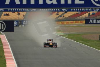 World © Octane Photographic Ltd. F1 Spanish GP, Circuit de Catalunya, Friday 10th May 2013. Practice 1. Infiniti Red Bull Racing - Sebastian Vettel. Digital Ref : 0659cb1d0058
