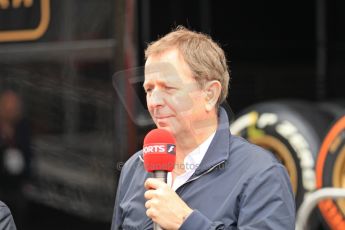 World © Octane Photographic Ltd. F1 Spanish GP, Circuit de Catalunya, Friday 10th May 2013. Practice 1. Martin Brundle - Sky Sports. Digital Ref : 0659cb1d0101