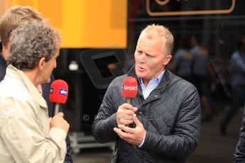 World © Octane Photographic Ltd. F1 Spanish GP, Circuit de Catalunya, Friday 10th May 2013. Practice 1. Johnny Herbert - Sky Sports. Digital Ref : 0659cb1d0106