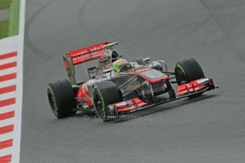 World © Octane Photographic Ltd. F1 Spanish GP, Circuit de Catalunya, Friday 10th May 2013. Practice 1. Sergio Perez - Vodafone McLaren Mercedes MP4/28. Digital Ref : 0659cb1d8893