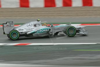 World © Octane Photographic Ltd. F1 Spanish GP, Circuit de Catalunya, Friday 10th May 2013. Practice 1. Lewis Hamilton - Mercedes AMG Petronas. Digital Ref : 0659cb1d8938