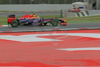 World © Octane Photographic Ltd. F1 Spanish GP, Circuit de Catalunya, Friday 10th May 2013. Practice 1. Infiniti Red Bull Racing - Sebastian Vettel. Digital Ref : 0659cb1d8957