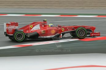 World © Octane Photographic Ltd. F1 Spanish GP, Circuit de Catalunya, Friday 10th May 2013. Practice 1. Felipe Massa - Scuderia Ferrari. Digital Ref : 0659cb1d9025