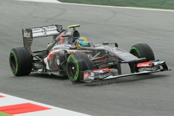 World © Octane Photographic Ltd. F1 Spanish GP, Circuit de Catalunya, Friday 10th May 2013. Practice 1. Esteban Gutierrez - Sauber. Digital Ref : 0659cb1d9125