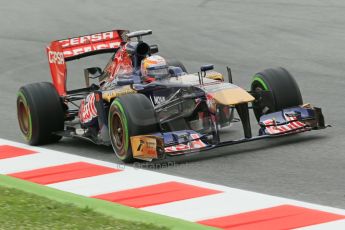 World © Octane Photographic Ltd. F1 Spanish GP, Circuit de Catalunya, Friday 10th May 2013. Practice 1. Jean-Eric Vergne - Toro Rosso STR8. Digital Ref : 0659cb1d9132