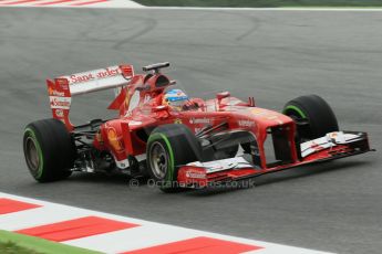 World © Octane Photographic Ltd. F1 Spanish GP, Circuit de Catalunya, Friday 10th May 2013. Practice 1. Fernando Alonso - Scuderia Ferrari. Digital Ref : 0659cb1d9147