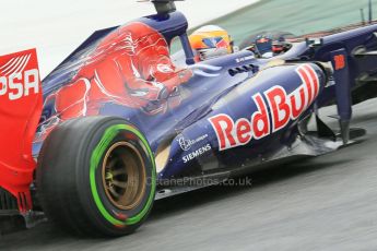 World © Octane Photographic Ltd. F1 Spanish GP, Circuit de Catalunya, Friday 10th May 2013. Practice 1. Jean-Eric Vergne - Toro Rosso STR8. Digital Ref : 0659cb1d9186