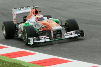 World © Octane Photographic Ltd. F1 Spanish GP, Circuit de Catalunya, Friday 10th May 2013. Practice 1. Paul di Resta - Sahara Force India. Digital Ref : 0659cb1d9199