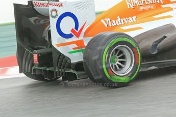 World © Octane Photographic Ltd. F1 Spanish GP, Circuit de Catalunya, Friday 10th May 2013. Practice 1. Paul di Resta - Sahara Force India. Digital Ref : 0659cb1d9206