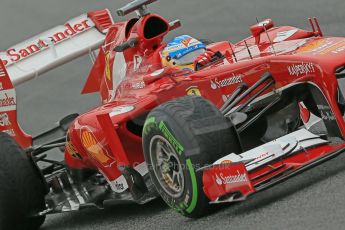 World © Octane Photographic Ltd. F1 Spanish GP, Circuit de Catalunya, Friday 10th May 2013. Practice 1. Fernando Alonso - Scuderia Ferrari. Digital Ref : 0659cb1d9304