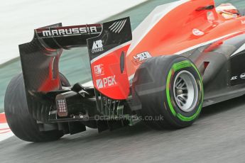 World © Octane Photographic Ltd. F1 Spanish GP, Circuit de Catalunya, Friday 10th May 2013. Practice 1. Jules Bianchi - Marussia. Digital Ref : 0659cb1d9347