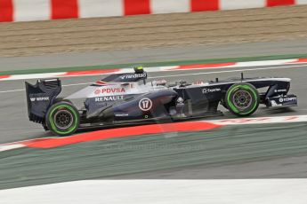 World © Octane Photographic Ltd. F1 Spanish GP, Circuit de Catalunya, Friday 10th May 2013. Practice 1. Valterri Bottas - Williams. Digital Ref : 0659cb7d8817