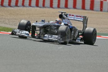 World © Octane Photographic Ltd. F1 Spanish GP, Circuit de Catalunya, Friday 10th May 2013. Practice 2. Williams - Pastor Maldonado. Digital Ref : 0661cb1d9444