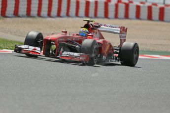 World © Octane Photographic Ltd. F1 Spanish GP, Circuit de Catalunya, Friday 10th May 2013. Practice 2. Scuderia Ferrari - Felipe Massa. Digital Ref : 0661cb1d9453