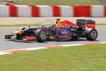 World © Octane Photographic Ltd. F1 Spanish GP, Circuit de Catalunya, Friday 10th May 2013. Practice 2. Infiniti Red Bull Racing - Sebastian Vettel. Digital Ref : 0661cb7d8861