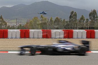 World © Octane Photographic Ltd. F1 Spanish GP, Circuit de Catalunya, Friday 10th May 2013. Practice 2. Williams - Valterri Bottas. Digital Ref : 0661cb7d8879