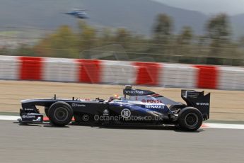World © Octane Photographic Ltd. F1 Spanish GP, Circuit de Catalunya, Friday 10th May 2013. Practice 2. Williams - Pastor Maldonado. Digital Ref : 0661cb7d8887