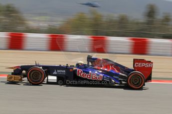 World © Octane Photographic Ltd. F1 Spanish GP, Circuit de Catalunya, Friday 10th May 2013. Practice 2. Toro Rosso - Jean-Eric Vergne. Digital Ref : 0661cb7d8903