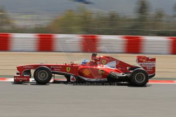 World © Octane Photographic Ltd. F1 Spanish GP, Circuit de Catalunya, Friday 10th May 2013. Practice 2. Scuderia Ferrari - Fernando Alonso. Digital Ref : 0661cb7d8915